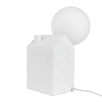 Seletti Dreamlike Table Lamp - Rising Sun Behind a House | Dimmable Concrete & Glass Lamp