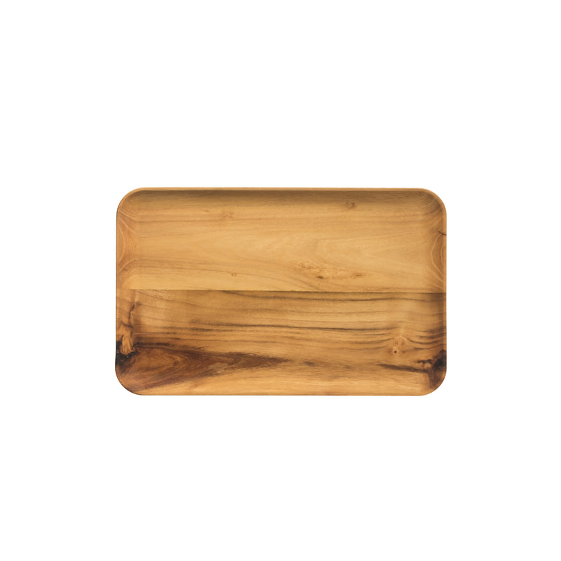 RAW by Aida Teak Wood Rectangular Plates