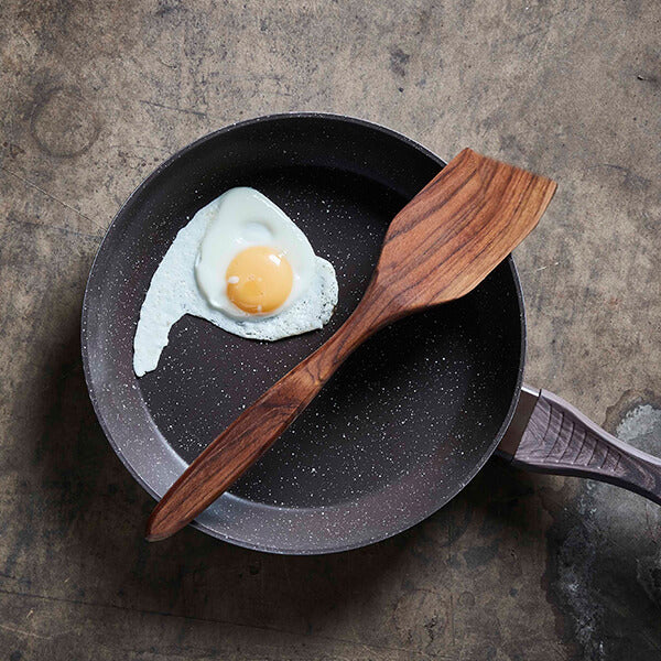 RAW Teak Wood Spatula by Aida – Natural Kitchen Utensil for Everyday Cooking