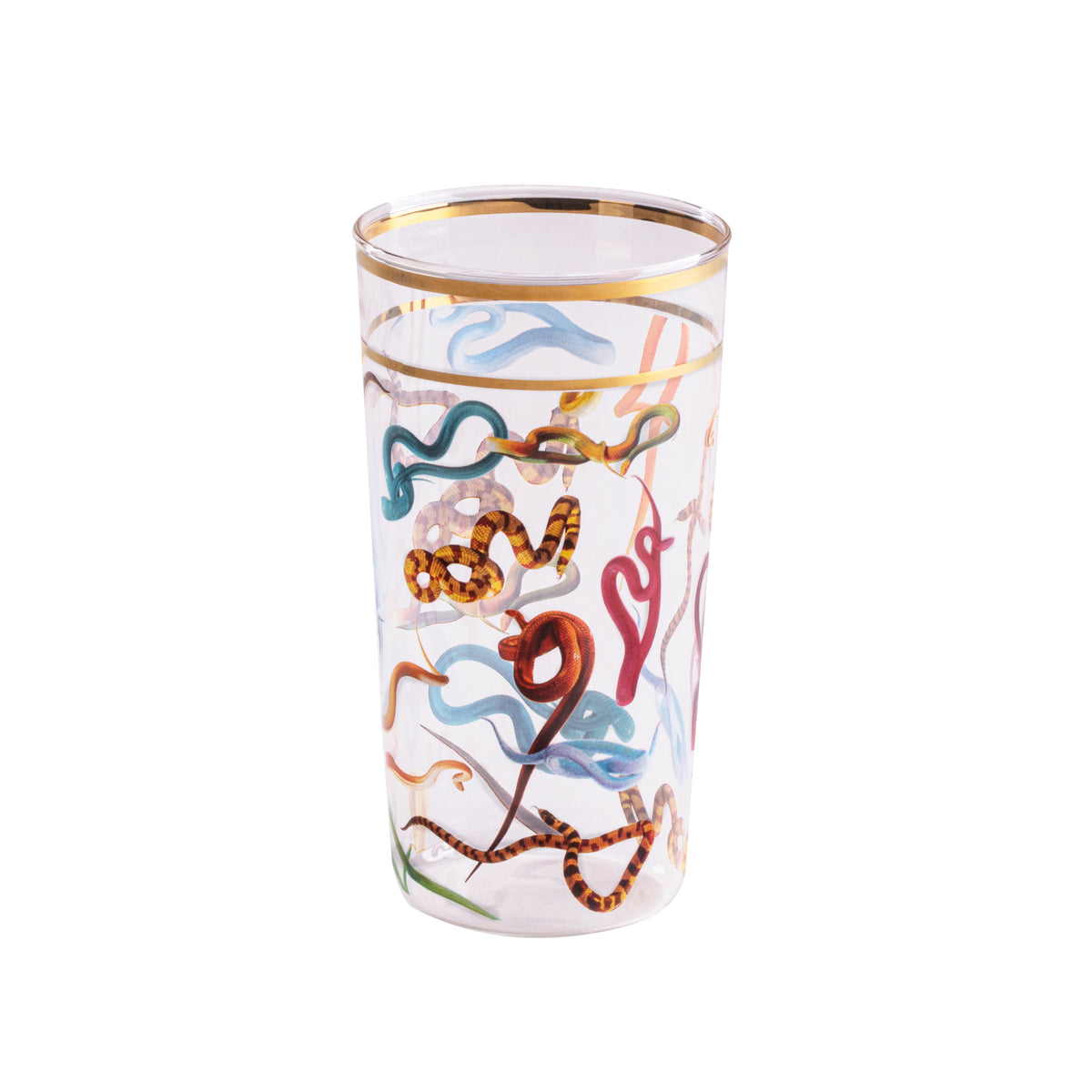 Seletti TOILETPAPER Tall Drinking Glass – Bold Borosilicate Glassware in Multiple Designs