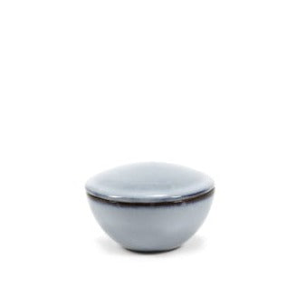 Bowl With Lid Blue Pure Small and Large