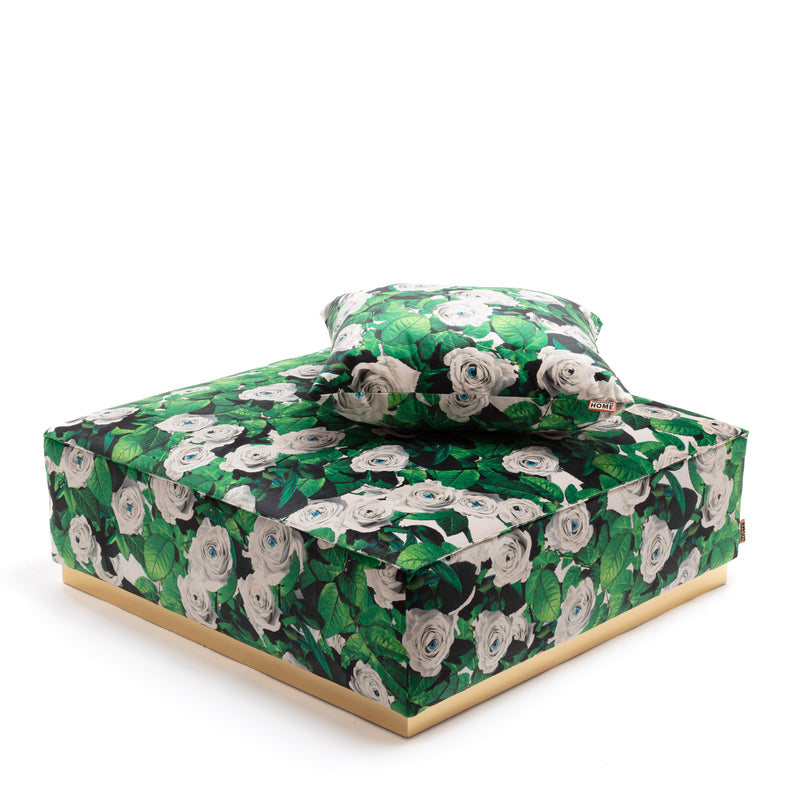 Poufs and Modular Sofa by Seletti and TOILETPAPER Home – Bold Statement Furniture with Golden Base (Multiple Designs) Modular Sofa