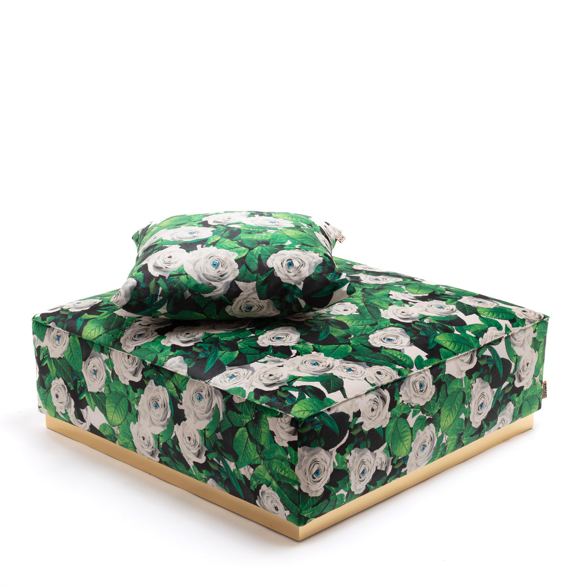 Poufs and Modular Sofa by Seletti and TOILETPAPER Home – Bold Statement Furniture with Golden Base (Multiple Designs) Modular Sofa