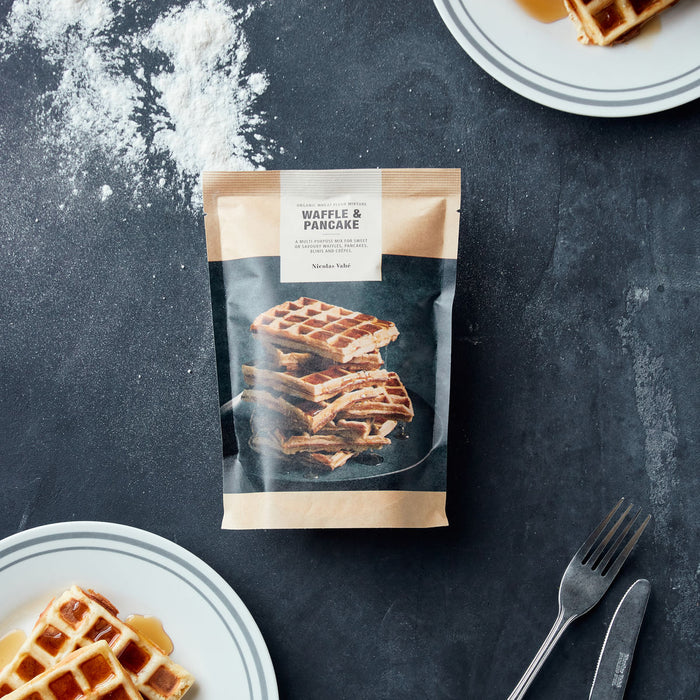 Organic Waffle and Pancake Mix by Nicolas Vahe