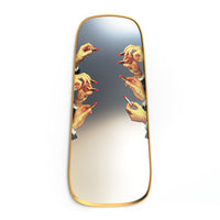 Seletti x TOILETPAPER Gold-Framed Mirrors – Two Sizes, Surreal Pop Art Designs