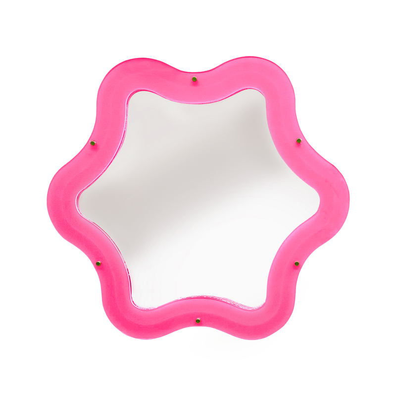 Supercurve Mirrors - Flower & Tiny Flower by Seletti