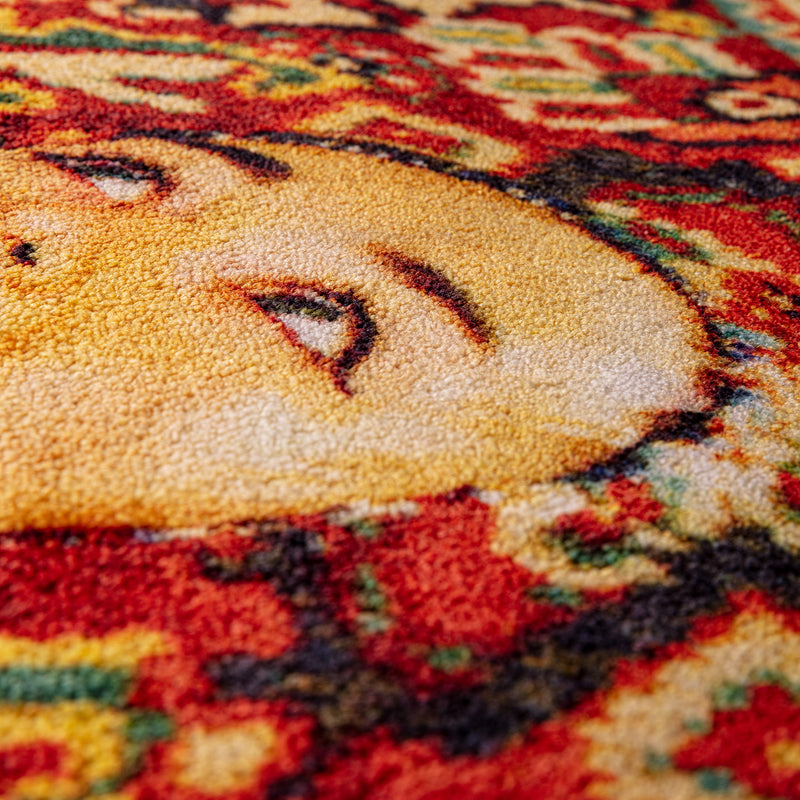 Rectangular Rug Lady on Carpet, Seletti TOILETPAPER Collection