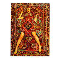 Rectangular Rug Lady on Carpet, Seletti TOILETPAPER Collection