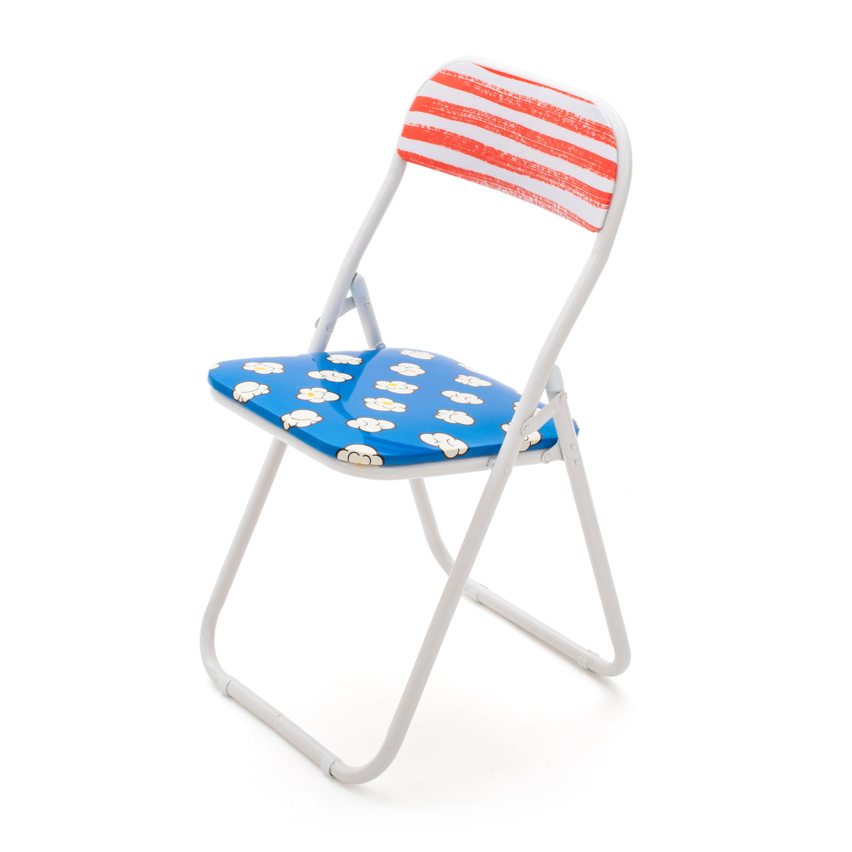 Seletti Folding Chair Collection by Studio Job - Peace, Pop Corn, Egg, Tongue, Flash, Mouth