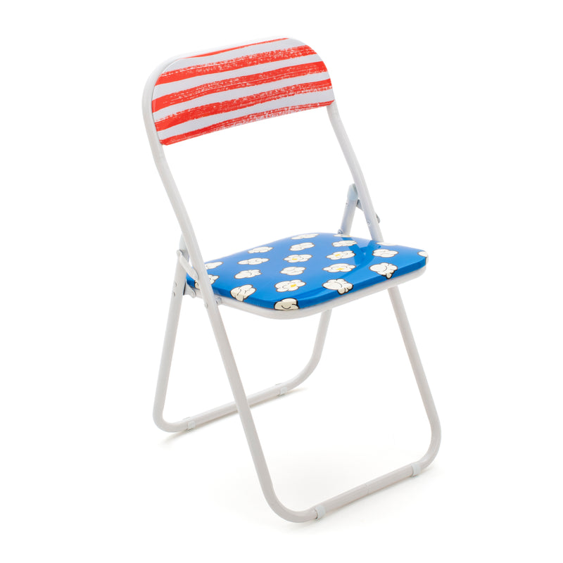 Seletti Folding Chair Collection by Studio Job - Peace, Pop Corn, Egg, Tongue, Flash, Mouth