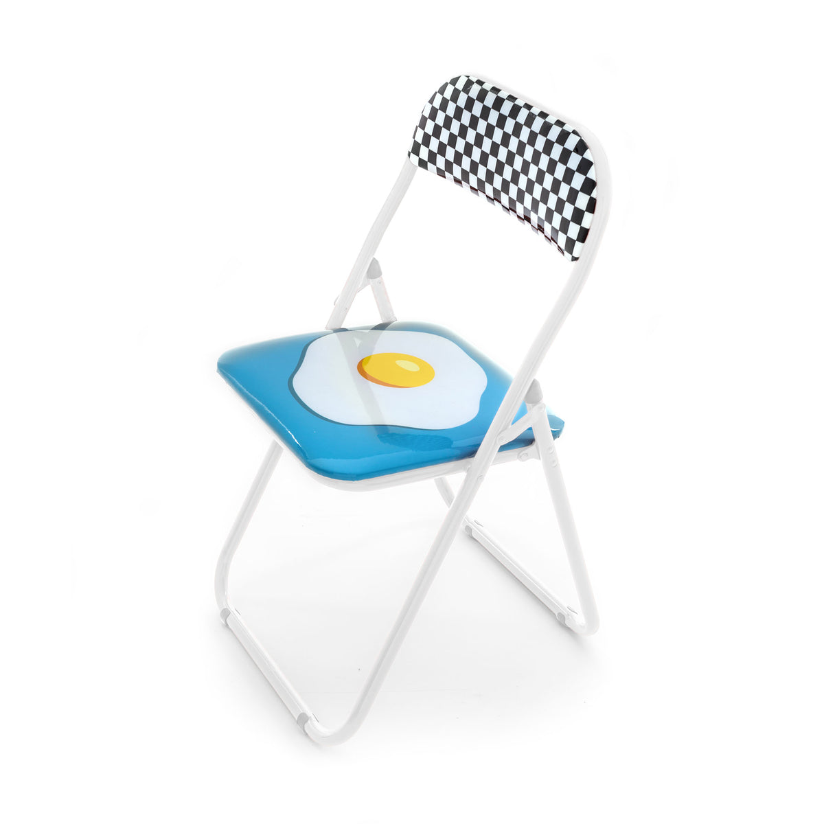 Seletti Folding Chair Collection by Studio Job – Peace, Pop Corn, Egg, Tongue, Flash, Mouth