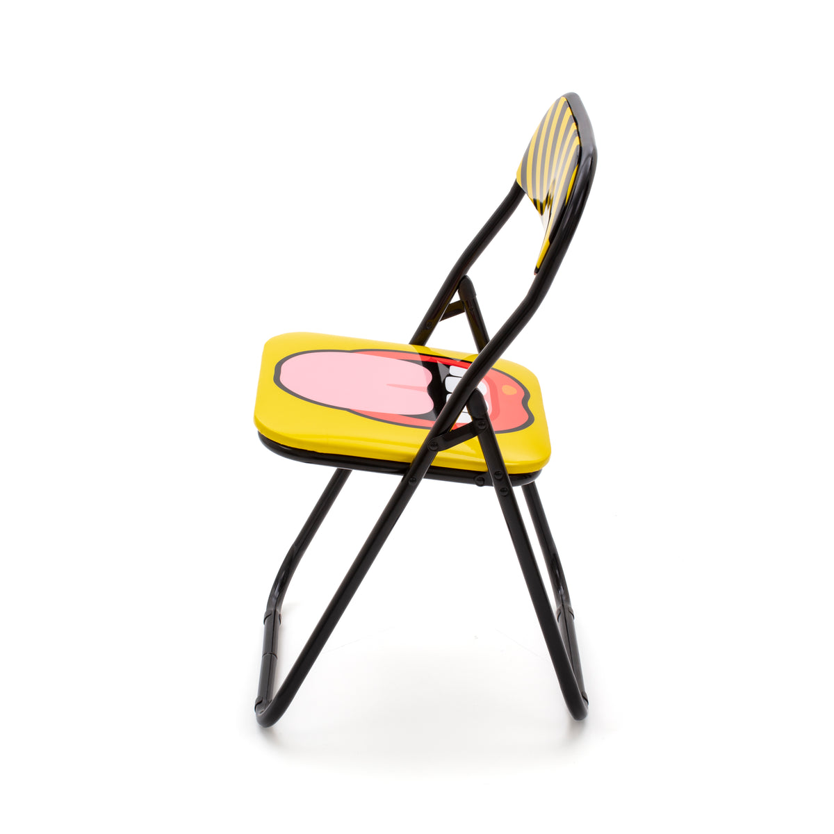 Seletti Folding Chair Collection by Studio Job - Peace, Pop Corn, Egg, Tongue, Flash, Mouth