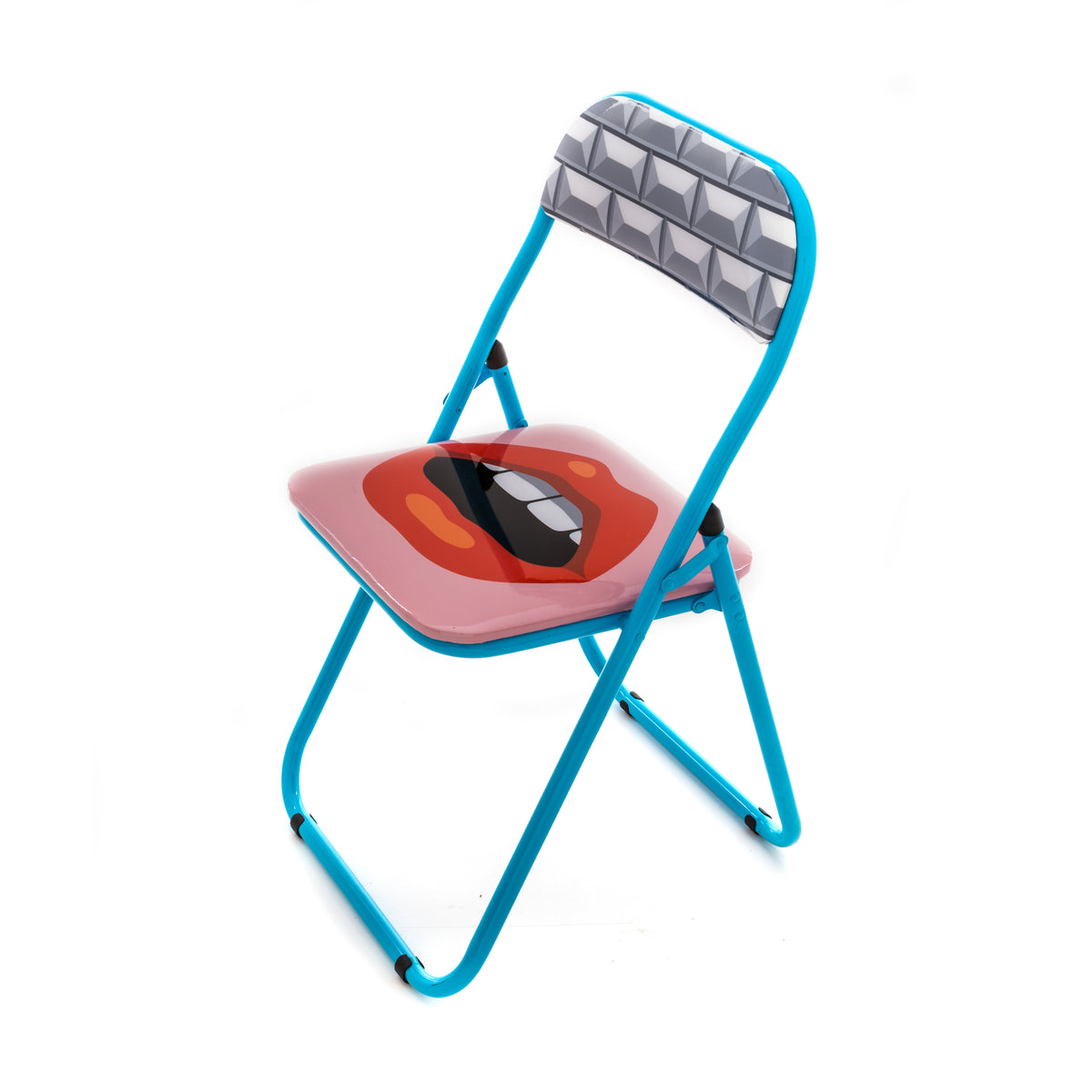 Seletti Folding Chair Collection by Studio Job – Peace, Pop Corn, Egg, Tongue, Flash, Mouth