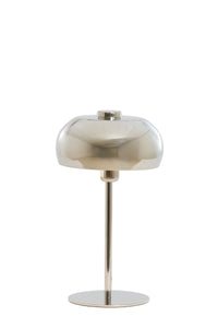Light & Living Surin table lamp in shiny nickel with retro silhouette
