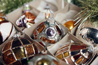 Glass Christmas Ornaments, Jewels Oval by hkliving