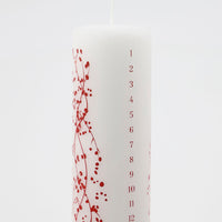 Advent candle, Days, Red, 46 hours