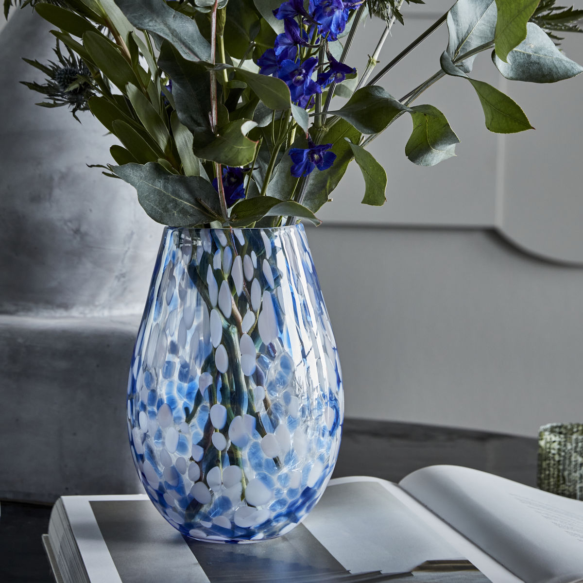 Mote Vases, Blue