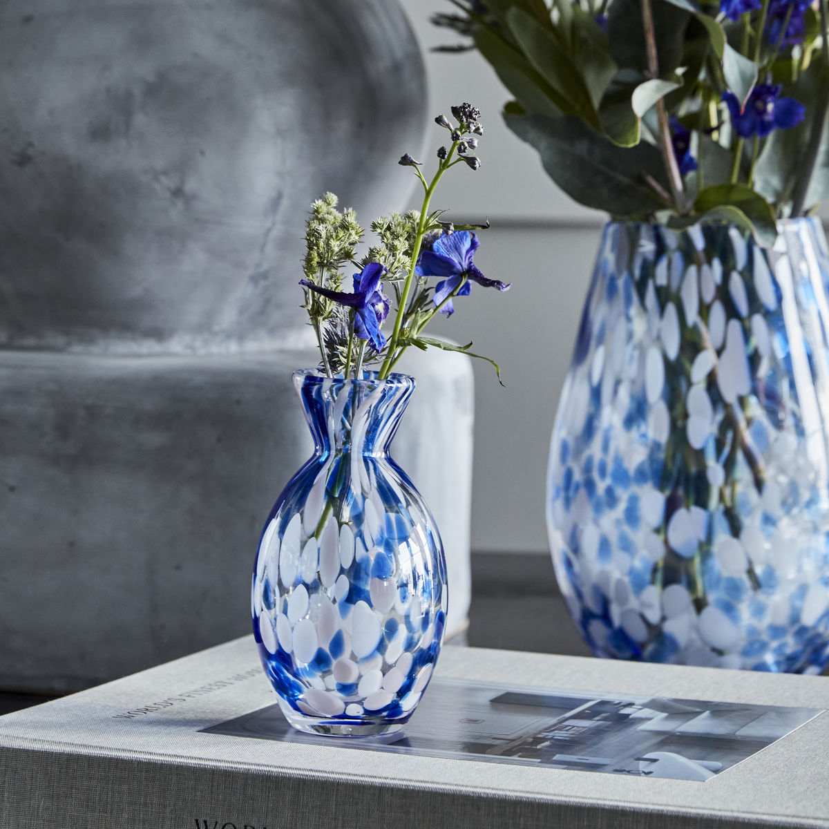 Mote Vases, Blue