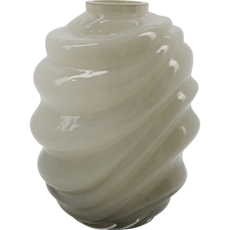 House Doctor Desert Vase - Light Grey Ceramic Vase