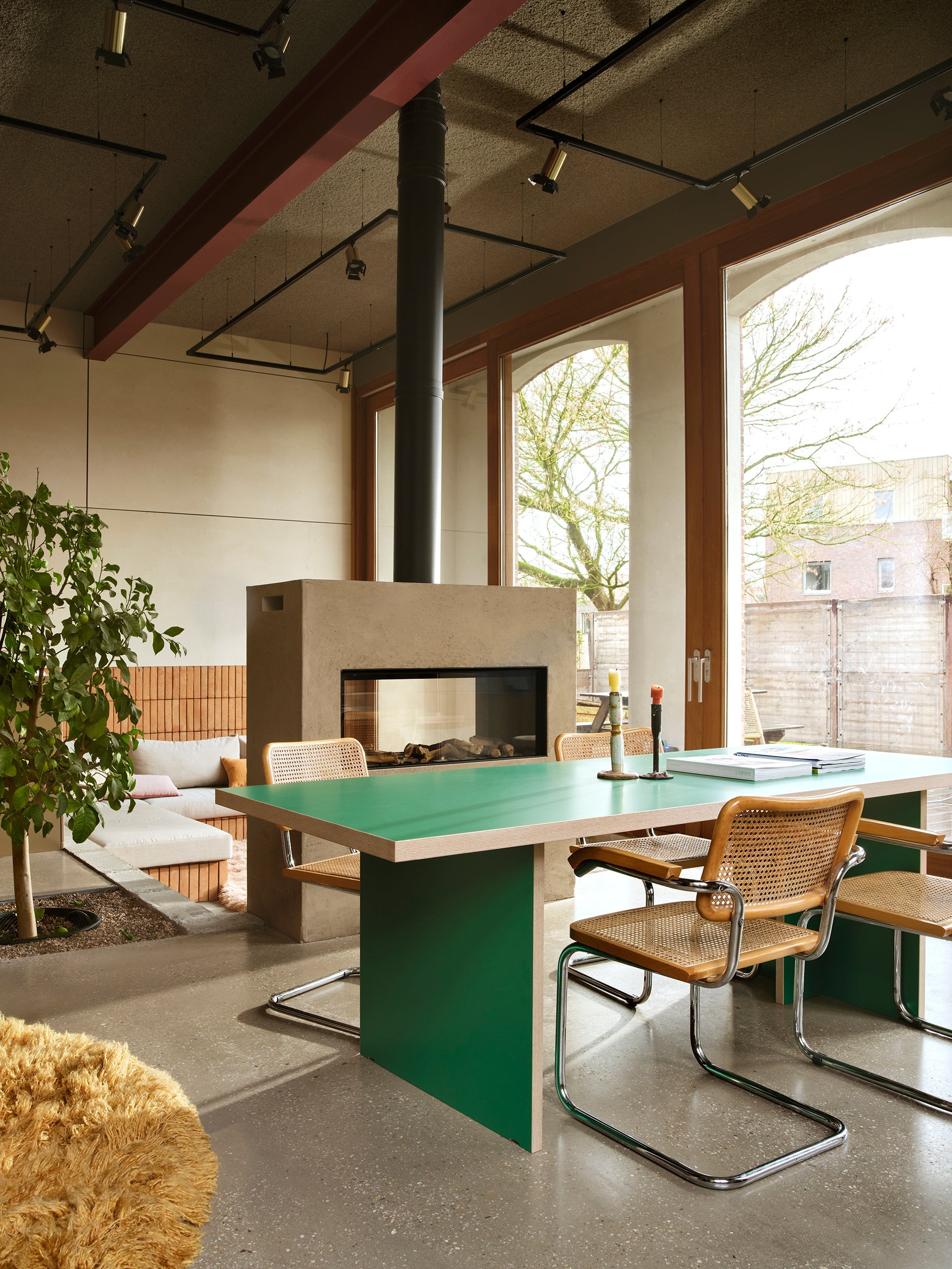 HKLIVING Customisable Rectangular Dining Table - Multiple Colours & Sizes (220cm or 280cm)