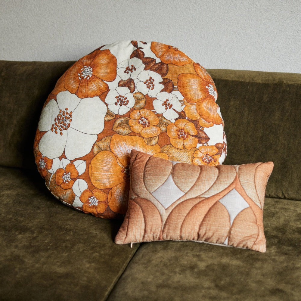 Round Cushion, Marigold, Orange, hkliving