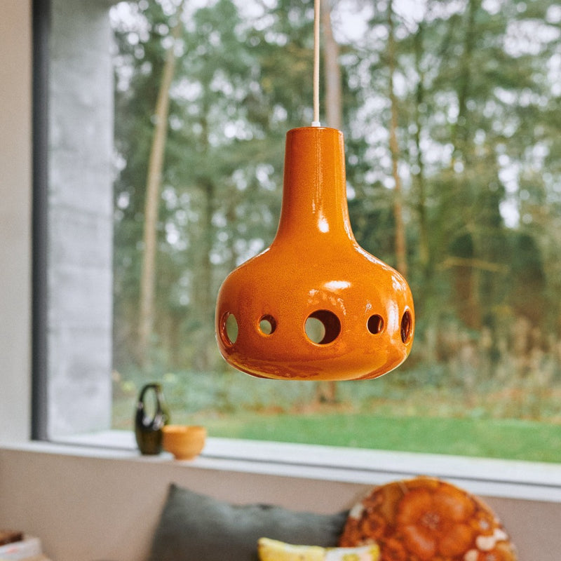 Dangle Pendant Lamp Orange