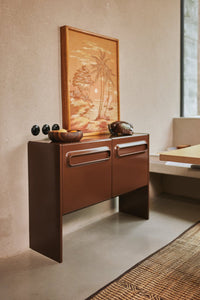 hkliving Small Dresser, Space in Chocolate