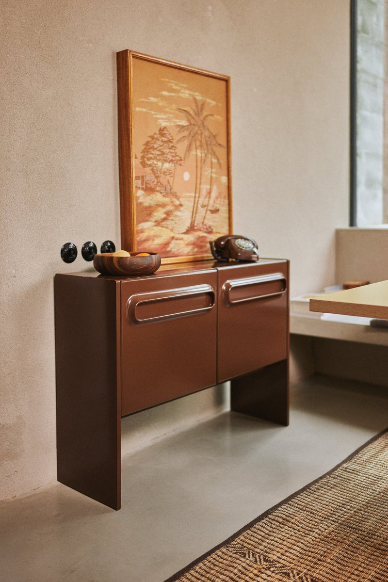 hkliving Small Dresser, Space in Chocolate