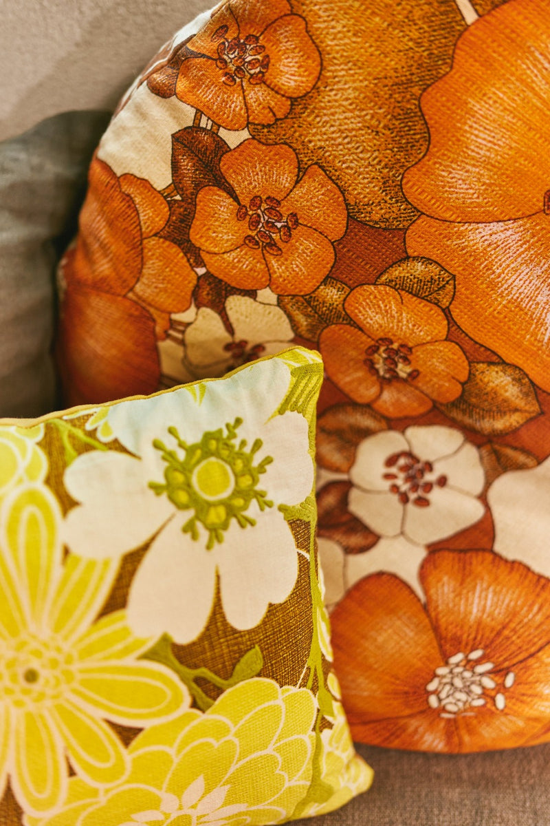 Round Cushion, Marigold, Orange, hkliving