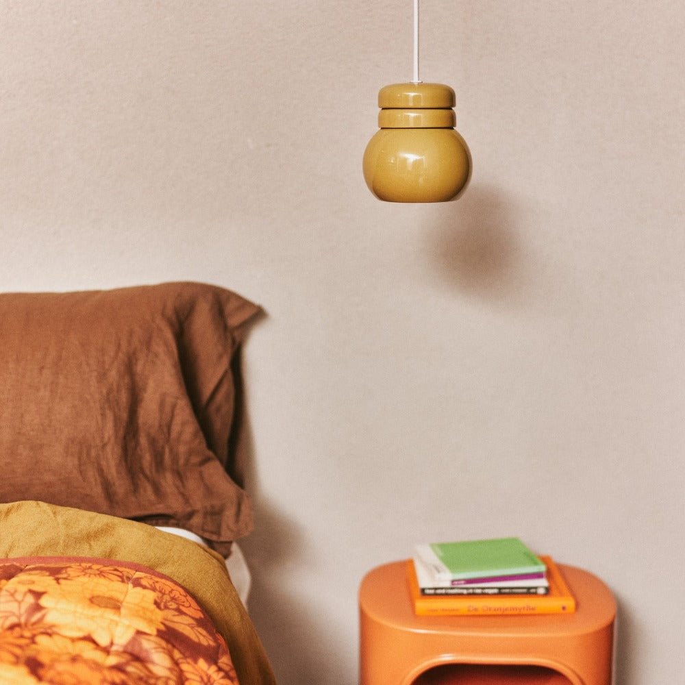 Bulb Pendant Lamp Mustard