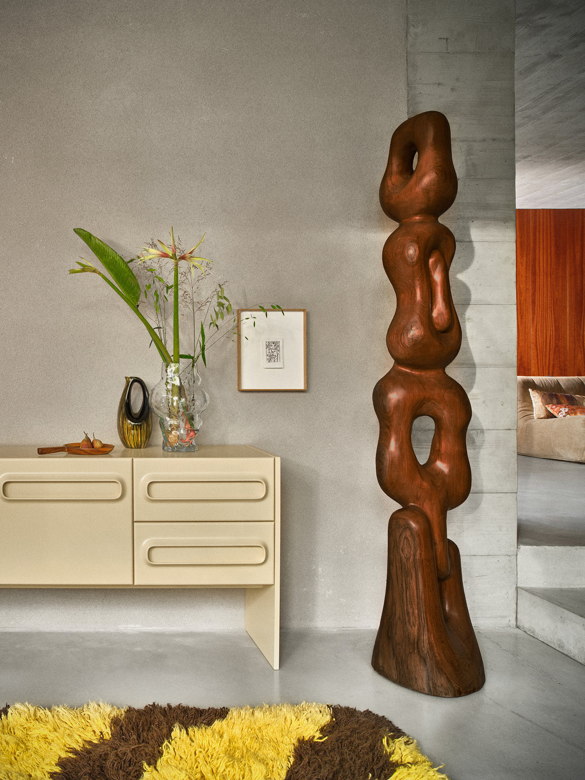 Space Dresser Cream by HKliving - Modern Storage with Retro Flair