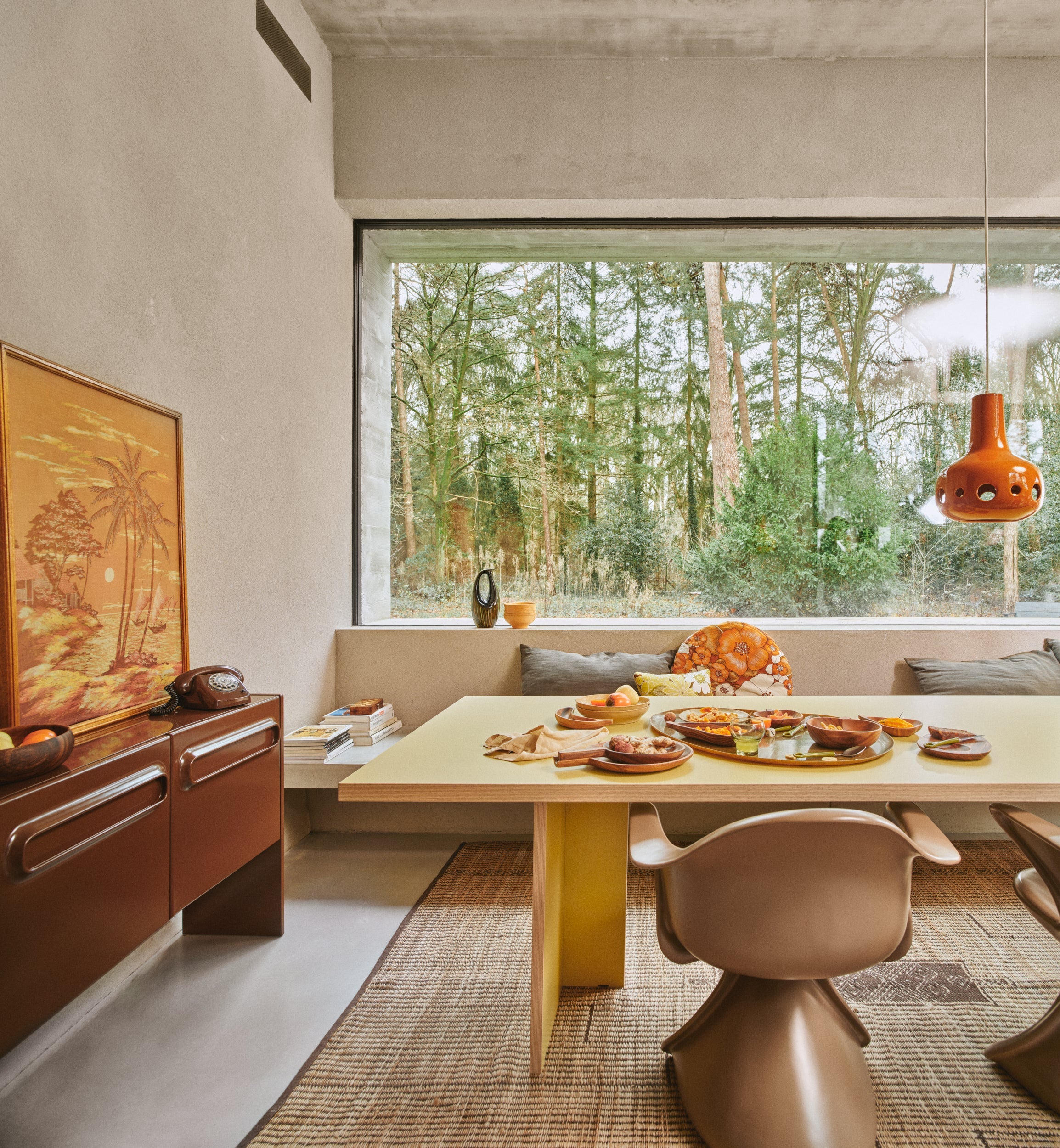 HKLIVING Customisable Rectangular Dining Table - Multiple Colours & Sizes (220cm or 280cm)