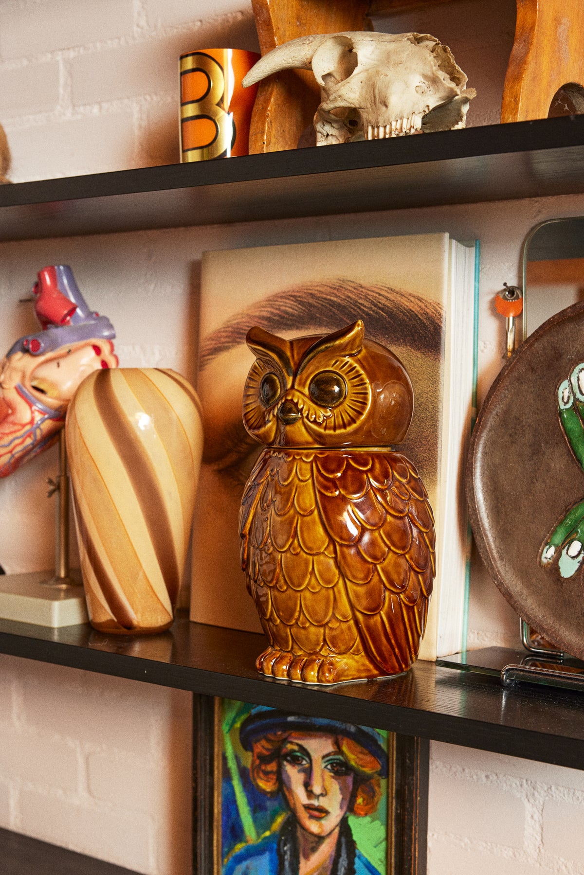 Ceramic Owl Jar, hkliving