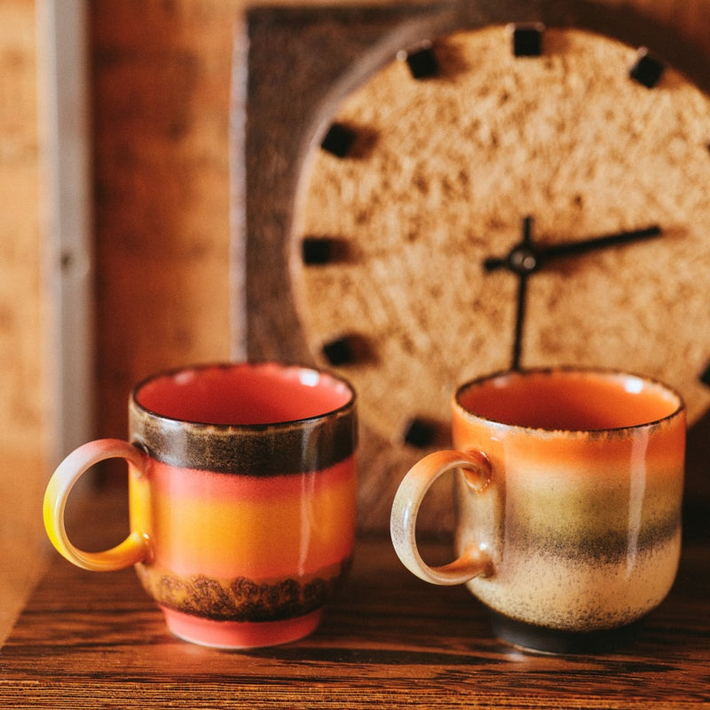 HKliving, 70s Ceramics, Coffee Mugs