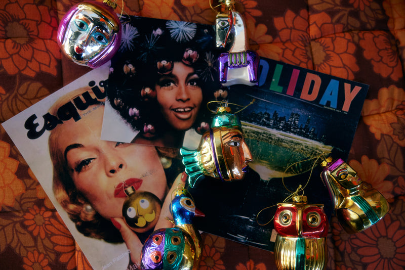 Handmade Christmas Ornament Bauble, Grace the Peacock by hkliving