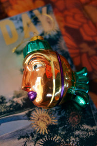 Handmade Christmas Ornament Bauble, Rizzo the Fish by hkliving