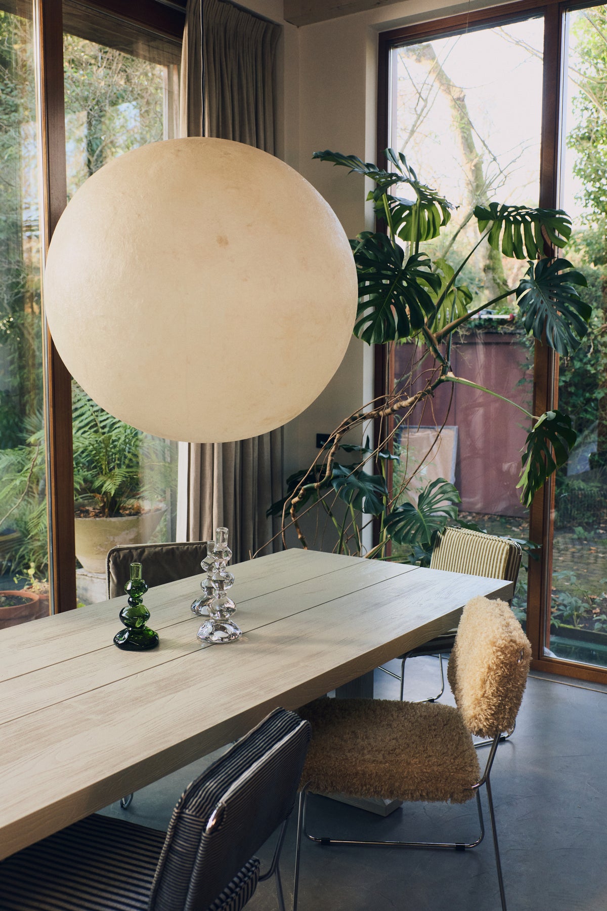 Forma Dining Table 220cm in Smoke by HKLIVING lifestyle dining scene