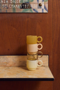 Coffee Mugs in Caramel by HKLIVING, styled shot