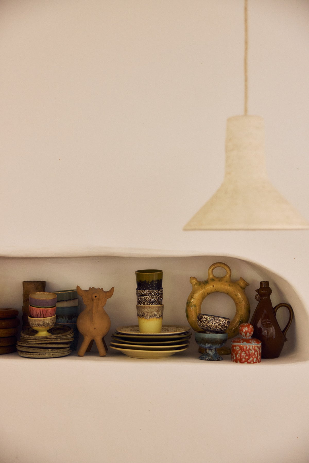 70s Ceramics Coffee Mugs in Indulgence by HKLIVING, campaign shot