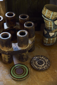 70s Ceramics campaign shot featuring the Final Touch coasters