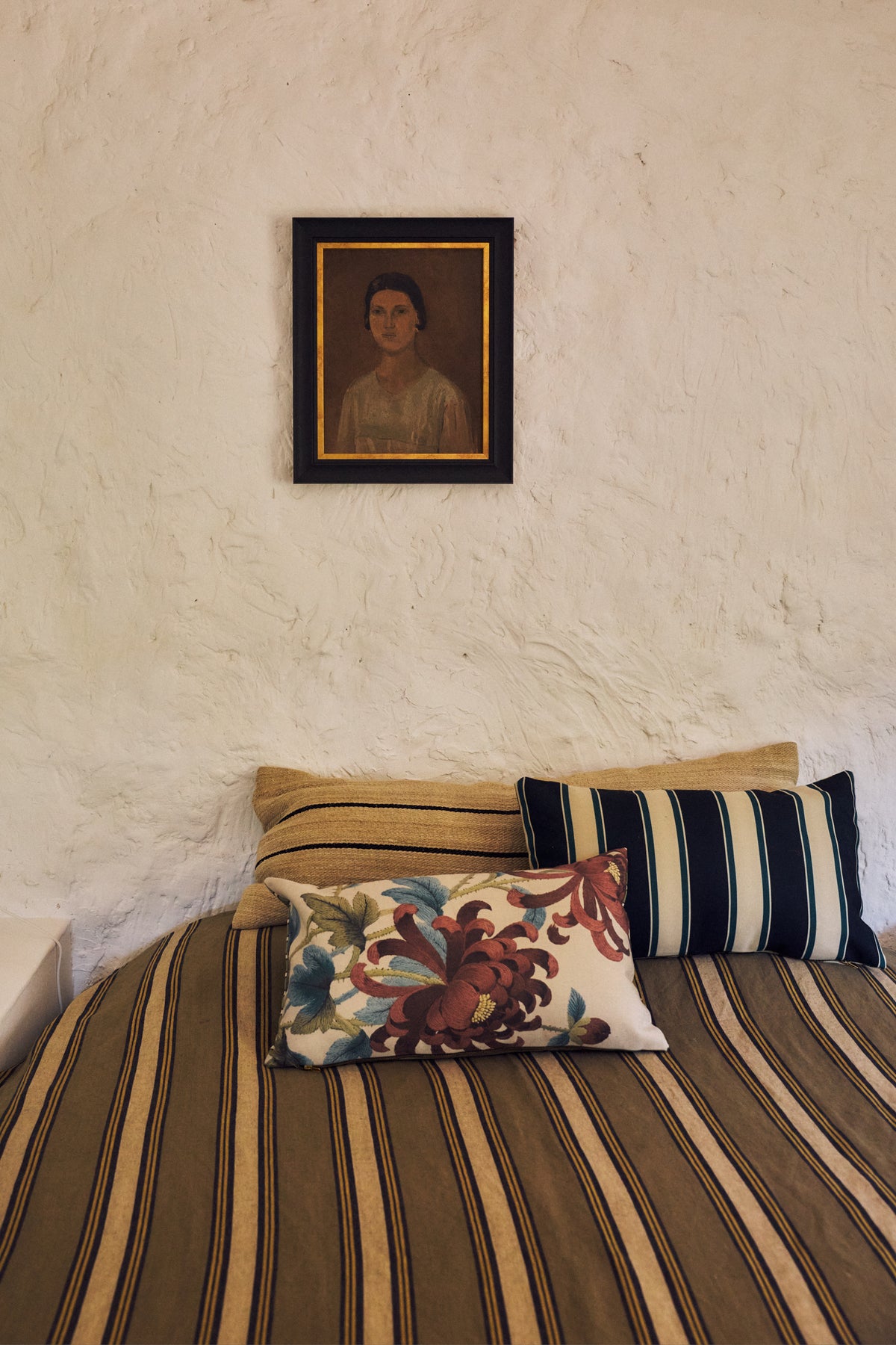 Printed Cushion, Love Letter by HKLIVING, styled in a Scandinavian interior