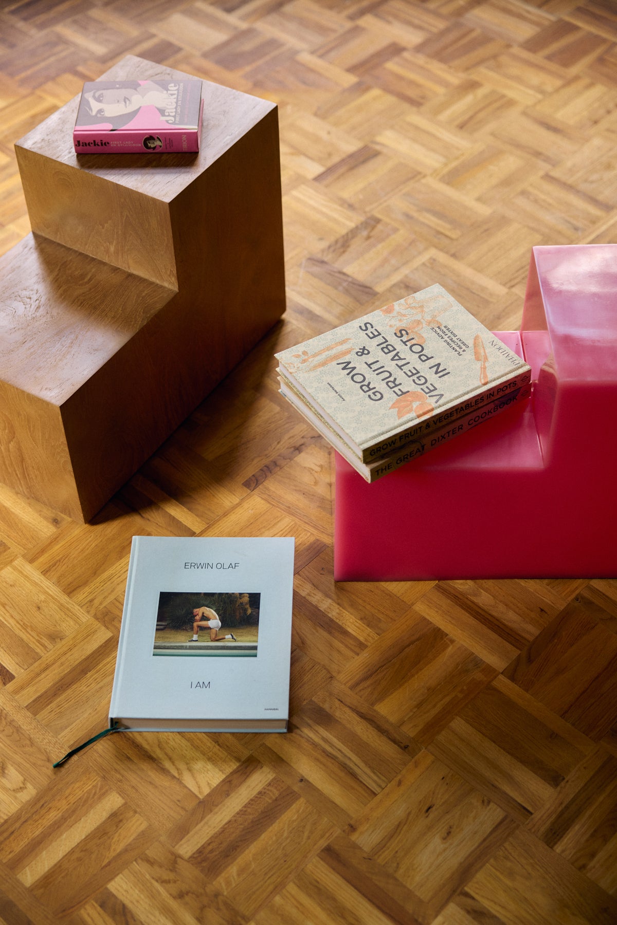 HKLIVING collection campaign styling featuring the Pop Cube Side Table in Natural