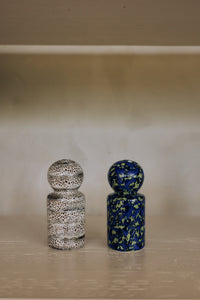 70s Ceramics Salt & Pepper Jar Set in Grain by HKLIVING, campaign shot