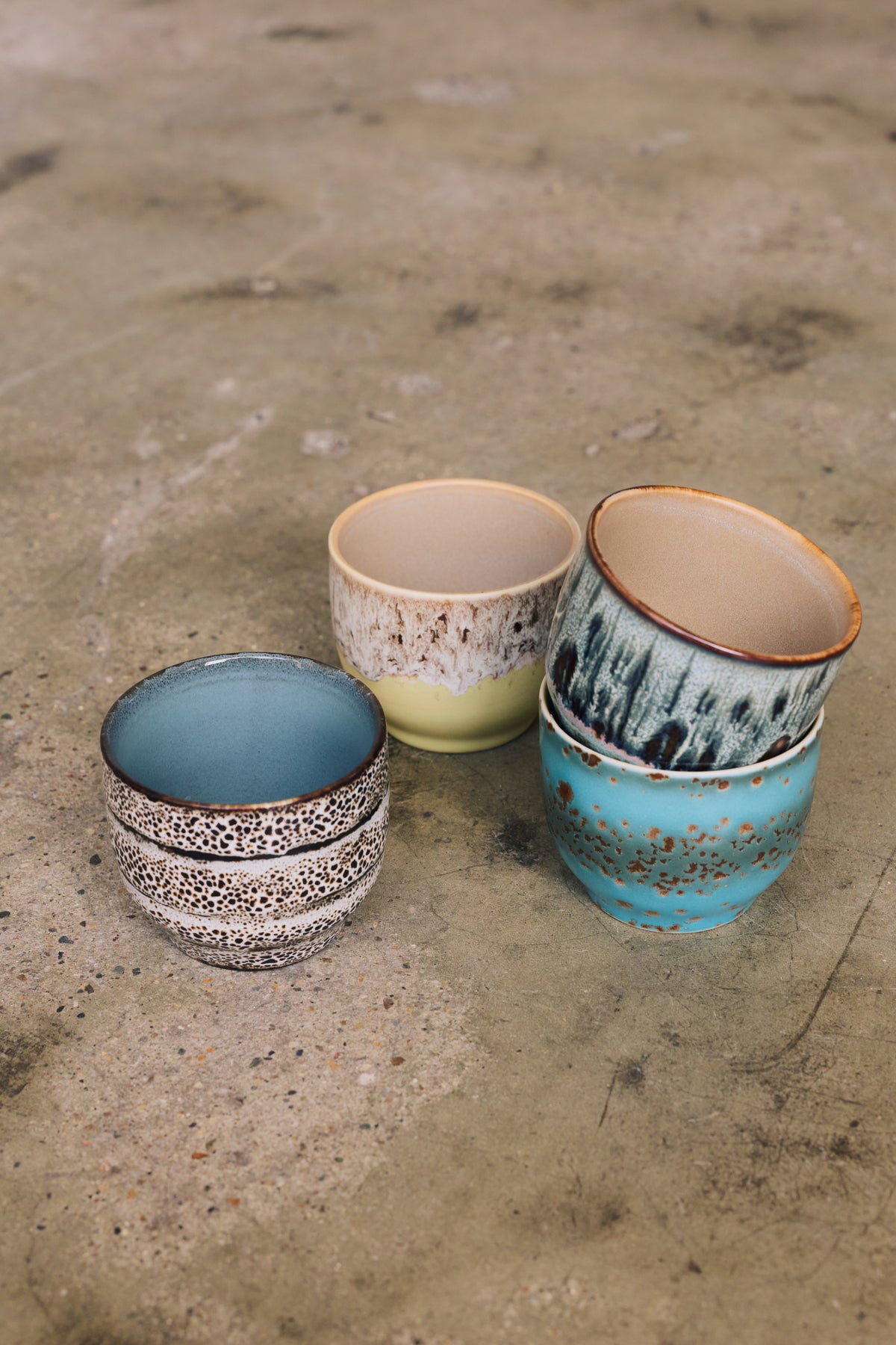70s Ceramics Café Cup in Brew by HKLIVING, campaign shot