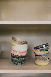 70s Ceramics Dessert Bowls in Grand by HKLIVING, campaign shot
