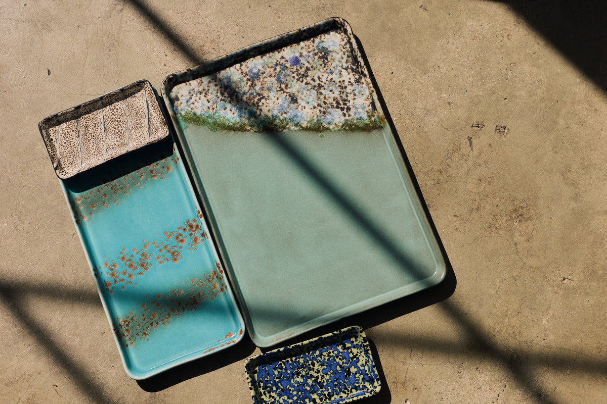 70s Ceramics XS Dish in Brew by HKLIVING, campaign shot