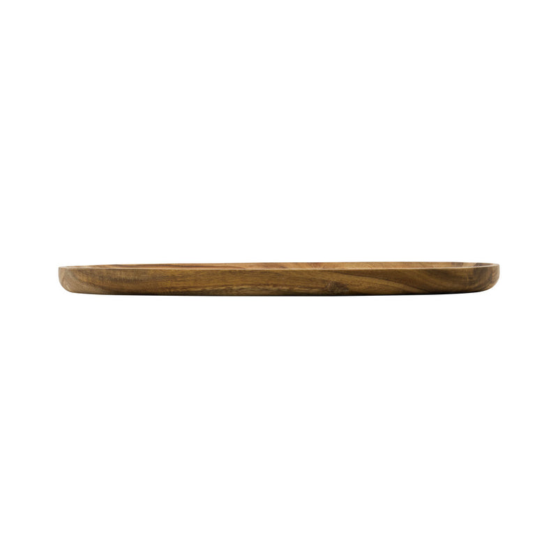 Acacia Wood Oblong Tray, Natural, Woon by Houise Doctor