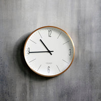 Gold/White Wall Clock, Clock Couture, House Doctor