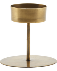 Antique Brass Candle Stand, Anit by House Doctor