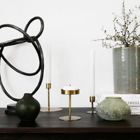 Antique Brass Candle Stand, Anit by House Doctor